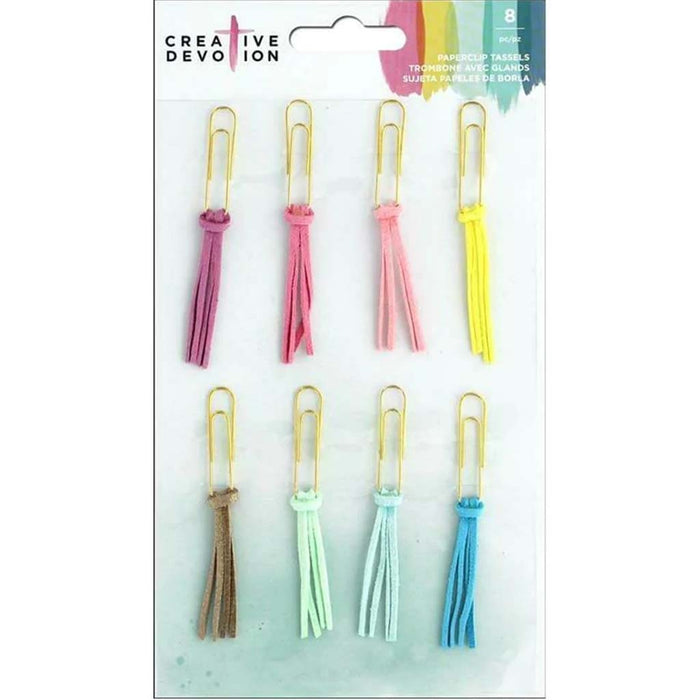 8pcs Tassel Paper Clips