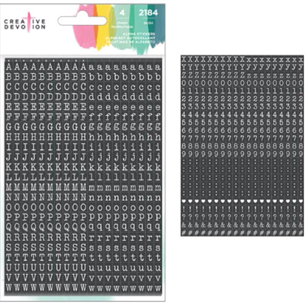 Creative Devotion Alphabet Stickers