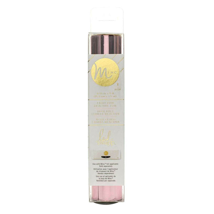 Heidi Swapp Minc Reactive Foil Roll 6in x 5ft Roll- Light Pink