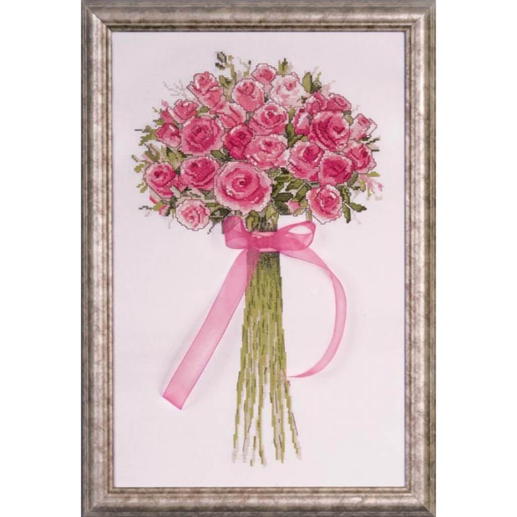 Rose Bouquet Ccs Kit 10X17 