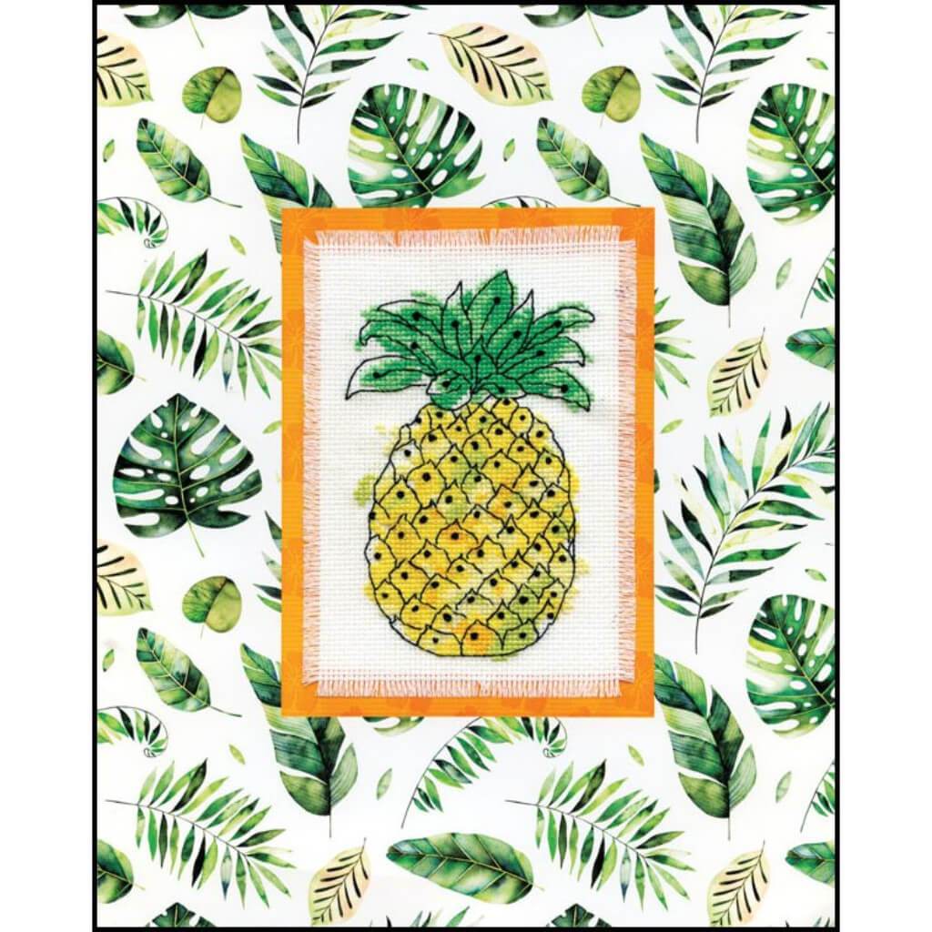 Pineapple Stitch &amp; Mat 3 X 4.5 8X10 