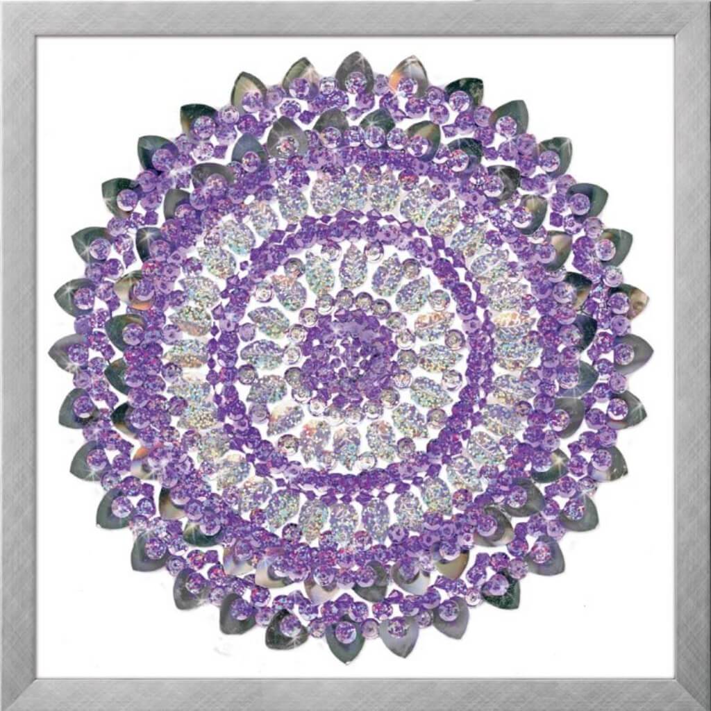 Zendazzle Lilac Mandala Lod Picture Kit 10X10 