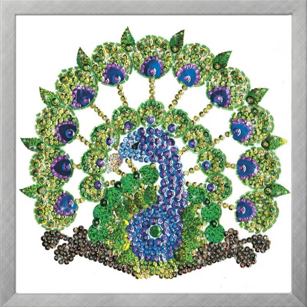 Zendazzle Peacock Lod Picture Kit 10X10 