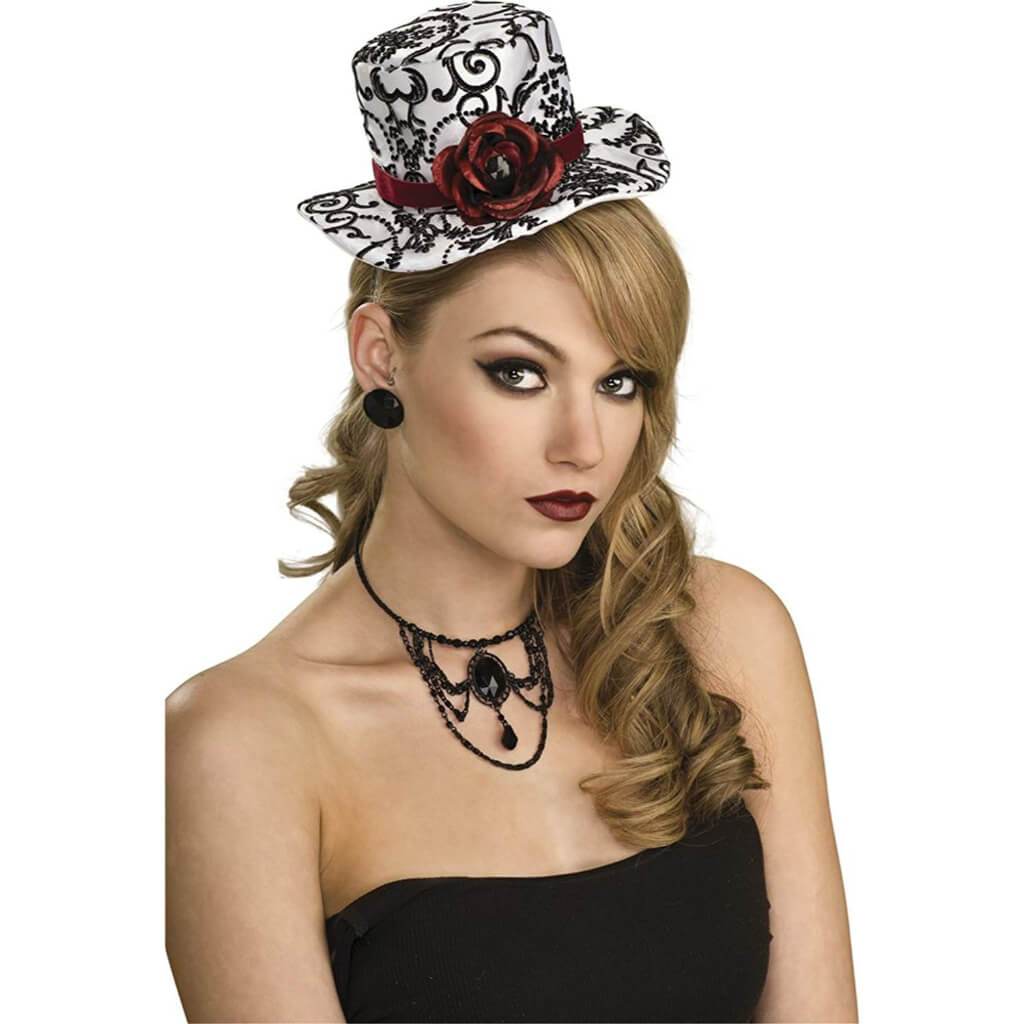 Mini Top Hat with Roses