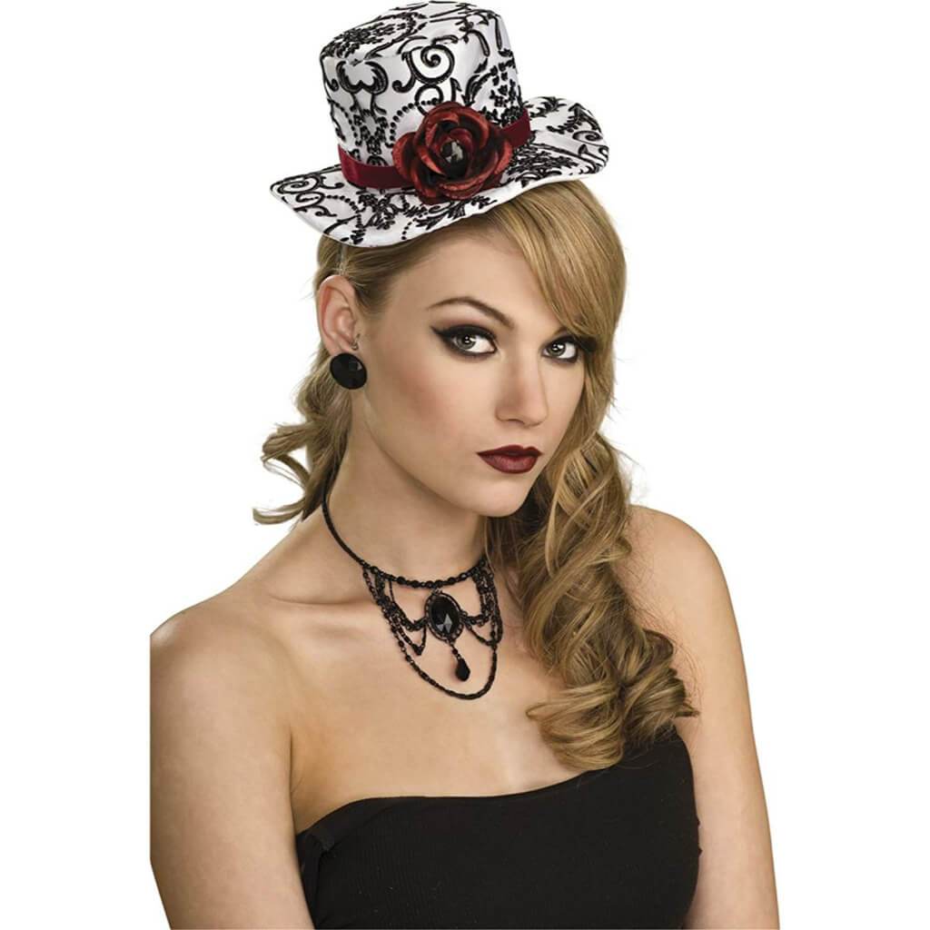 Mini Top Hat with Roses