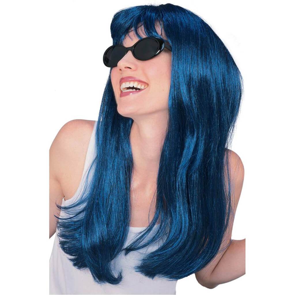 Glamour Straight Wig Teal