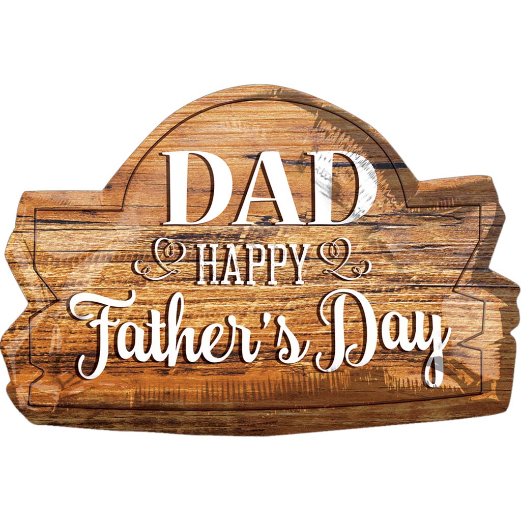 Father&#39;s Day Wood Marquee Super Shape 28in