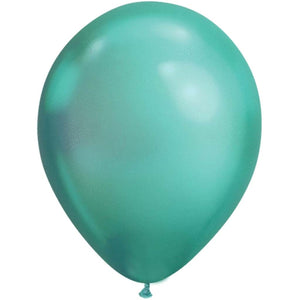 Latex Balloon Chrome Green 11in 