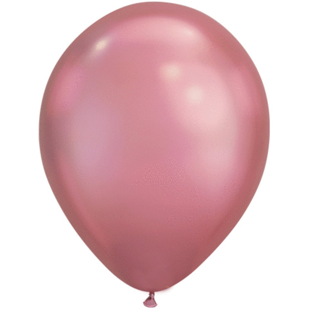 Latex Balloon Chrome Mauve 11in 