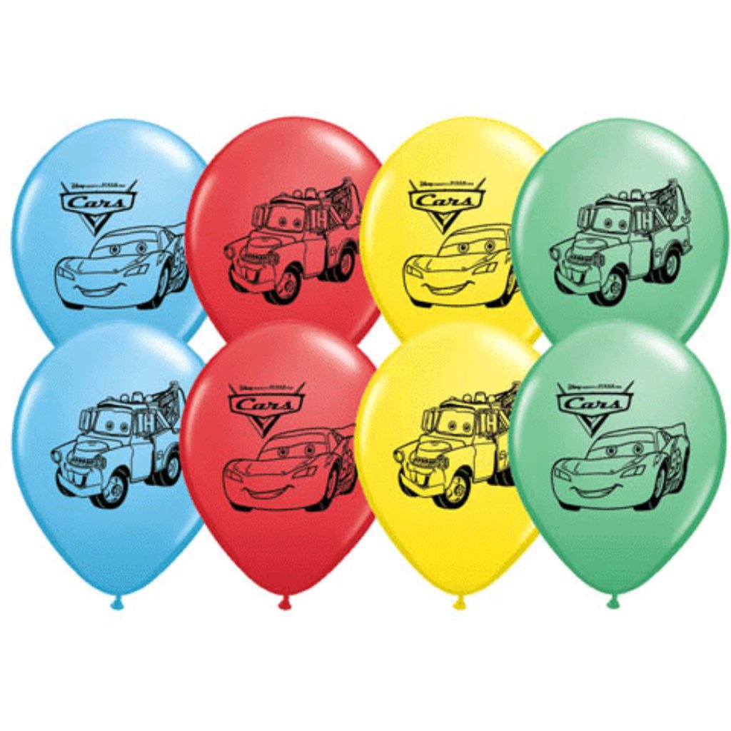 Latex Balloon Disney Cars 11in 