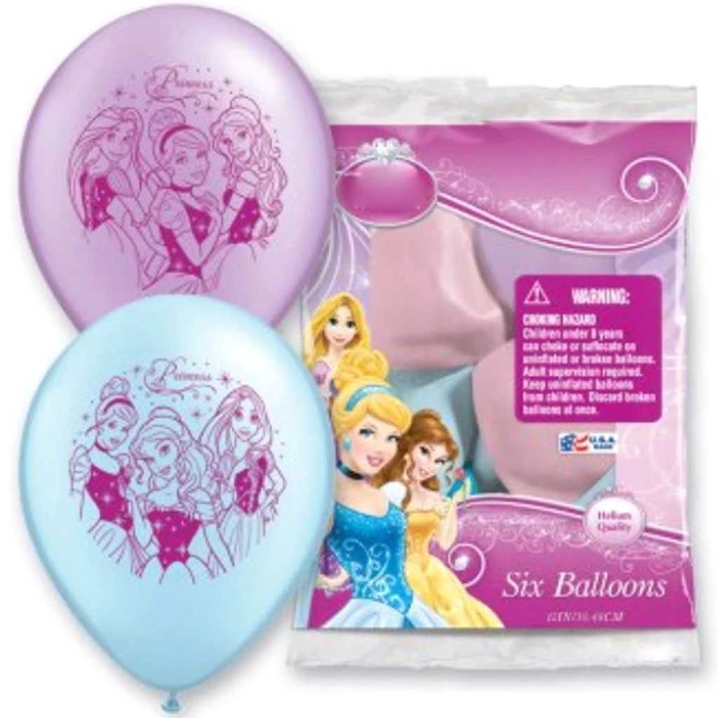 Disney Princess Balloon 12in, 6ct