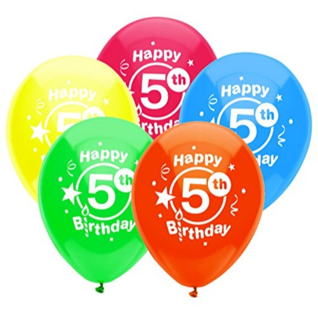 5TH BDAY PARTY SPECIAL ROUND 08CT 12IN 