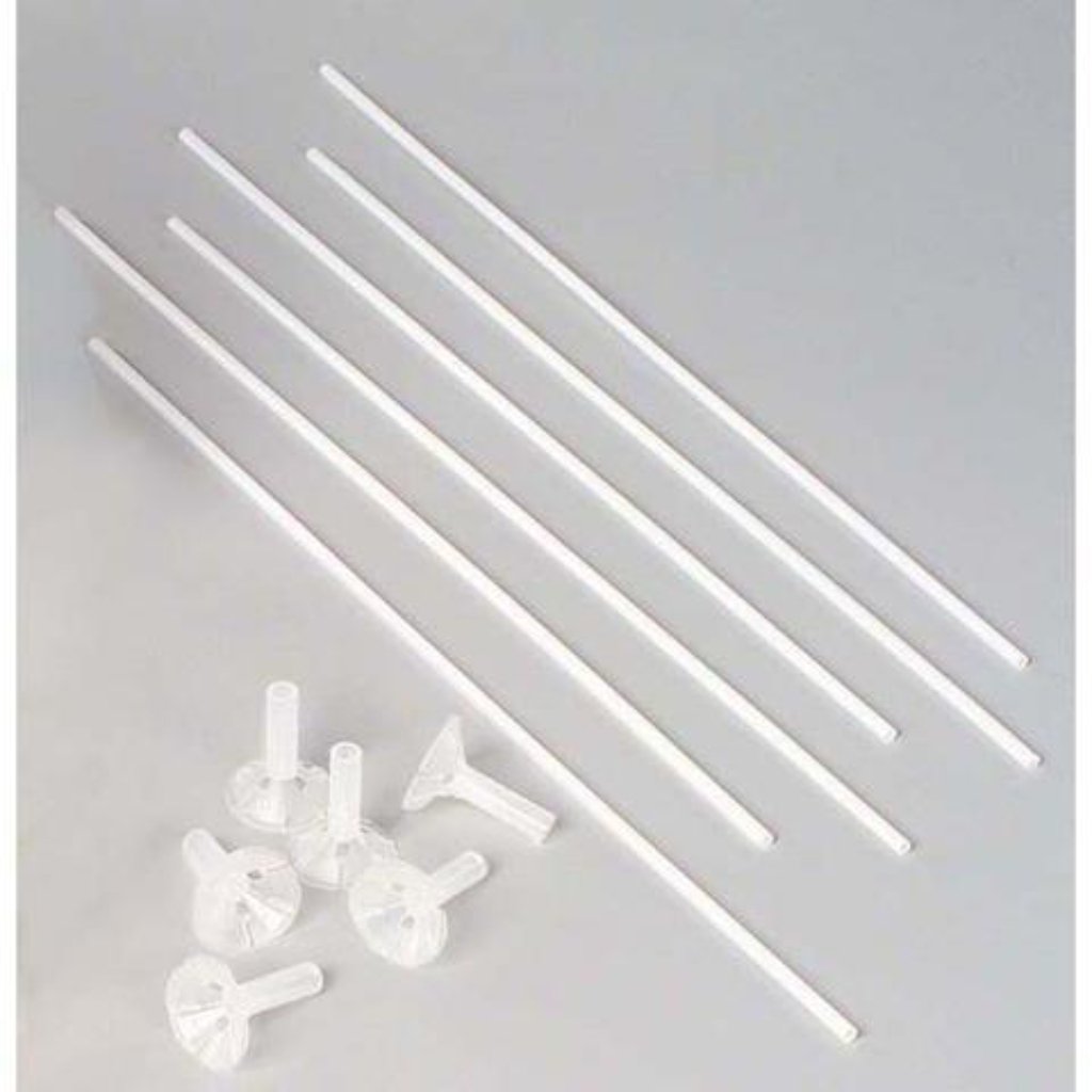 BALLOON STRAW WHITE 24IN 