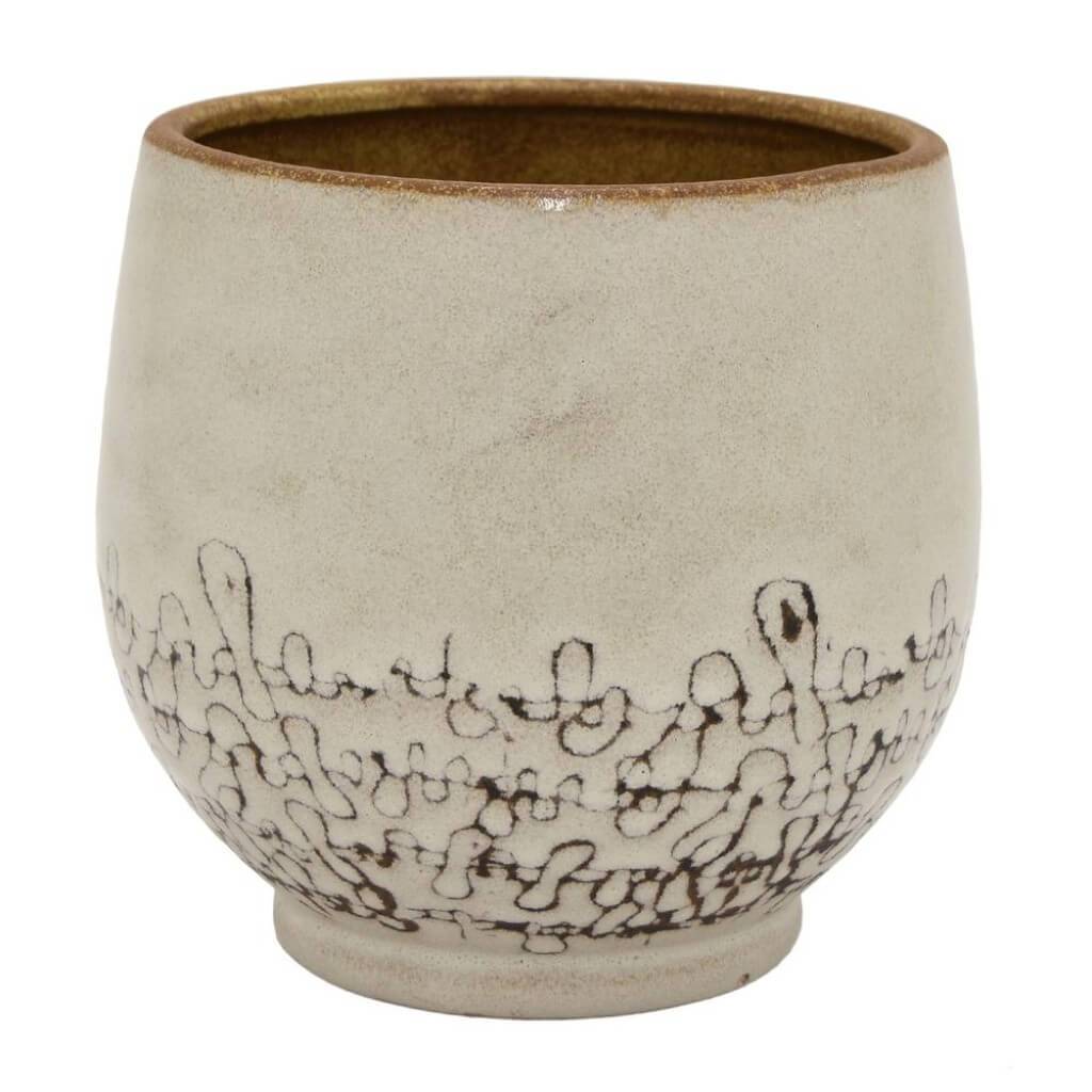 CERAMIC PLANTER 27"L 18'W 9'H 