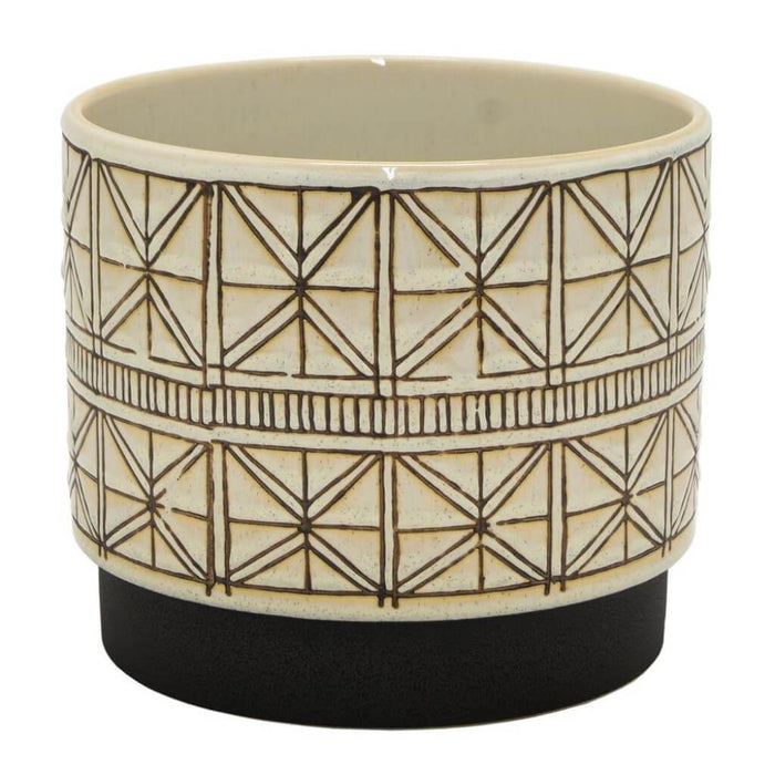 CERAMIC PLANTER WHITE 19L10W18H 