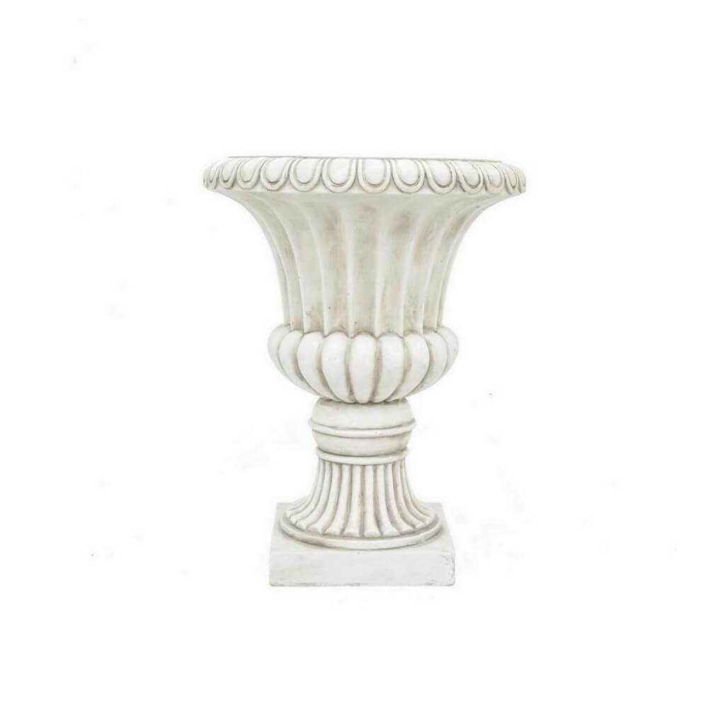 RESIN URN PLANTER - IVORY 