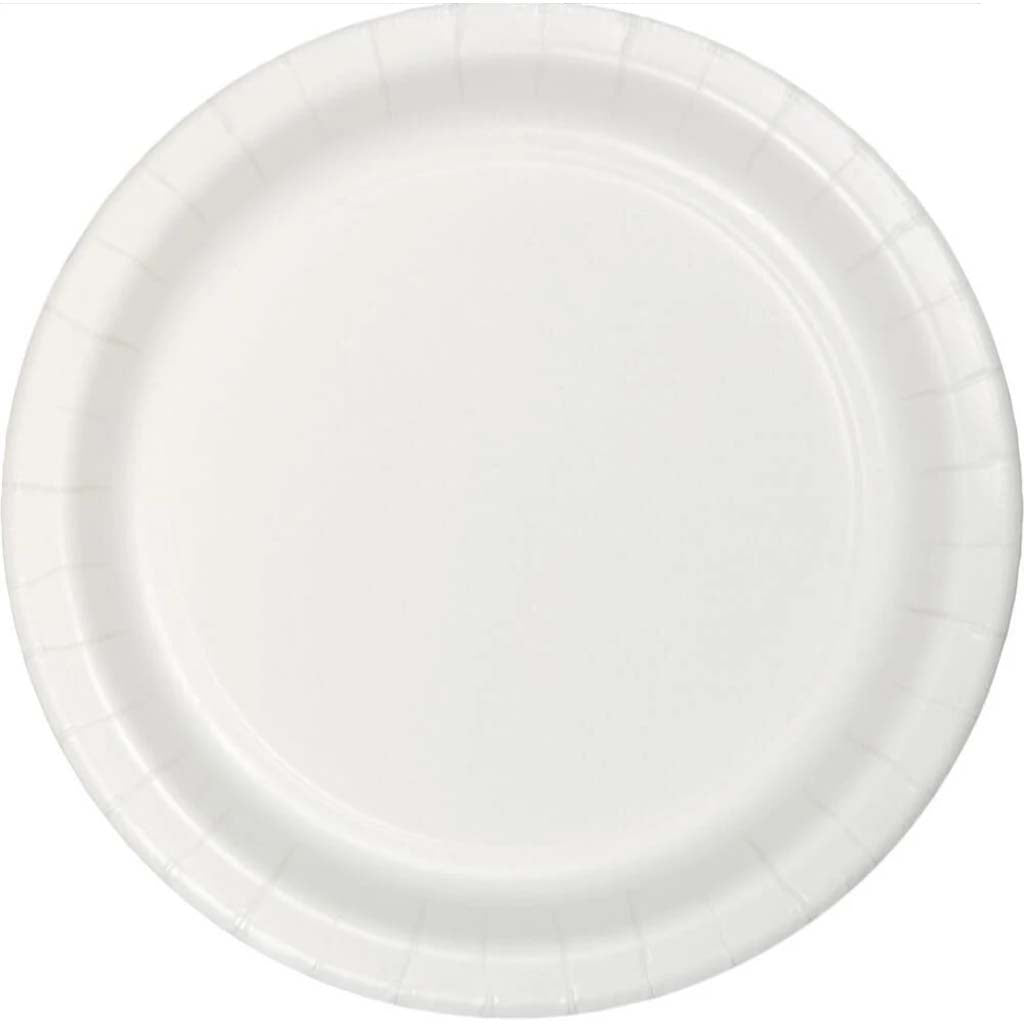 Paper Plate 10in 24ct, White 