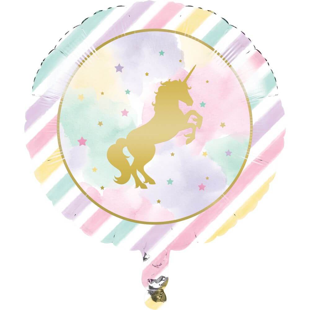 Unicorn Sparkle Foil Ballon 18In 