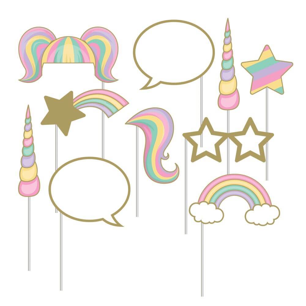 Unicorn Sparkle Photo Props 