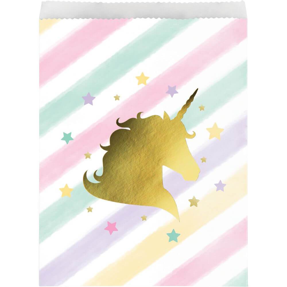 Unicorn Sparkle, Loot Bags 8ct 