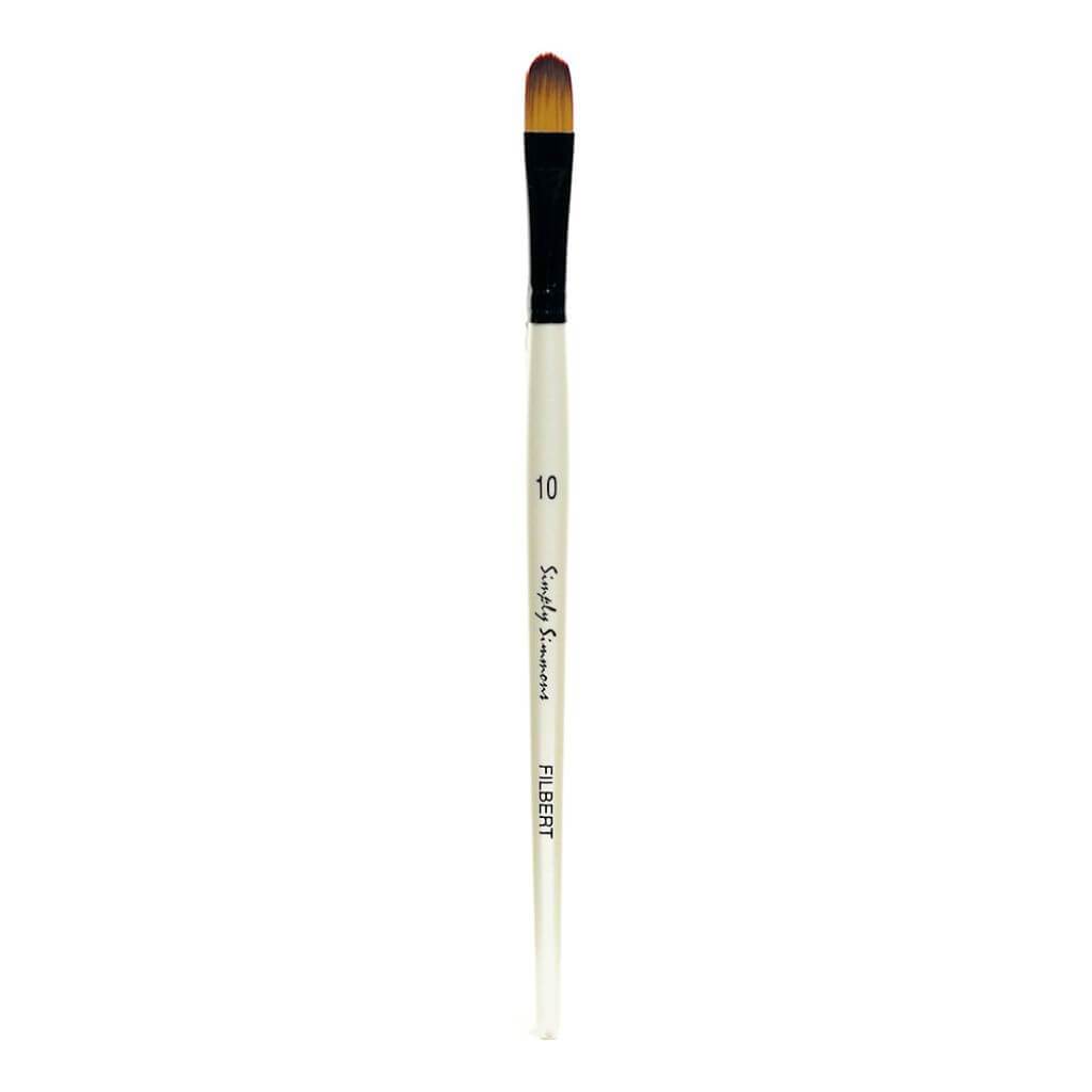 Simply Simmons Short Handle Filbert Brushes