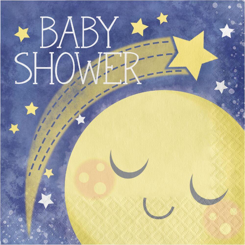 Moon &amp; Back Baby Shower, Luncheon Napkin 2ply 16ct 