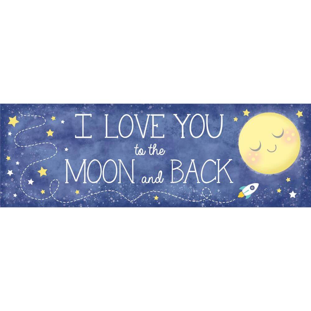 Moon &amp; Back Baby Shower, Giant Party Banner 