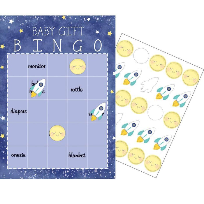 Moon & Back Baby Shower 10ct, Bingo Game 