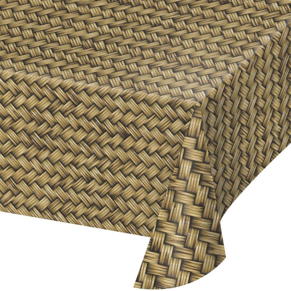 Table Cover Aop Bamboo/Basket Weave 54X108 