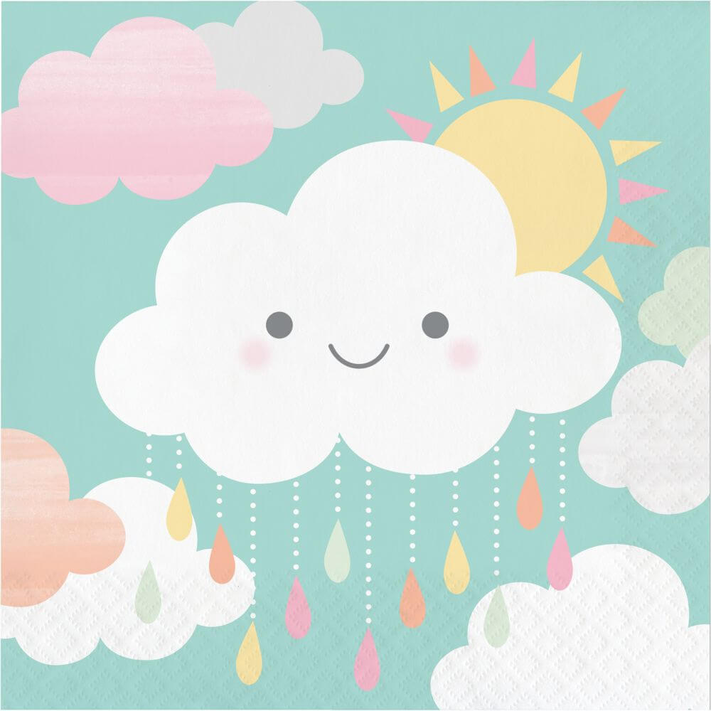 Sunshine Baby Shower, Luncheon Napkin 2ply 16ct 