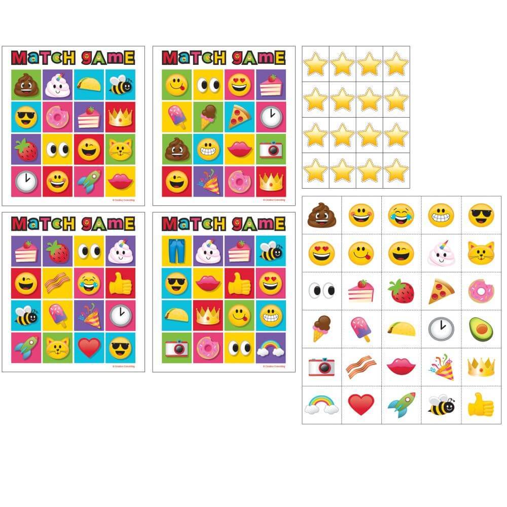 Show Your Emojions Game Bingo 6/10Ct 