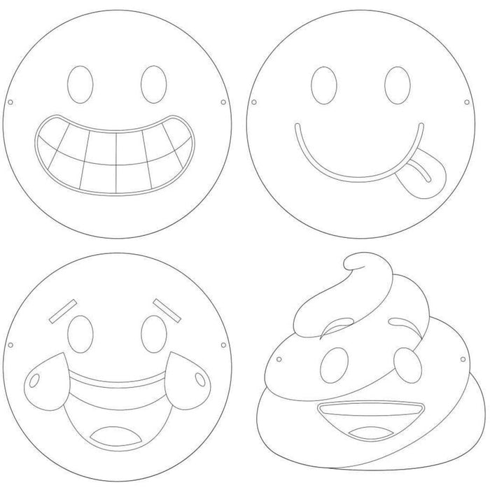 Show Your Emojions, Favor Masks 12ct 