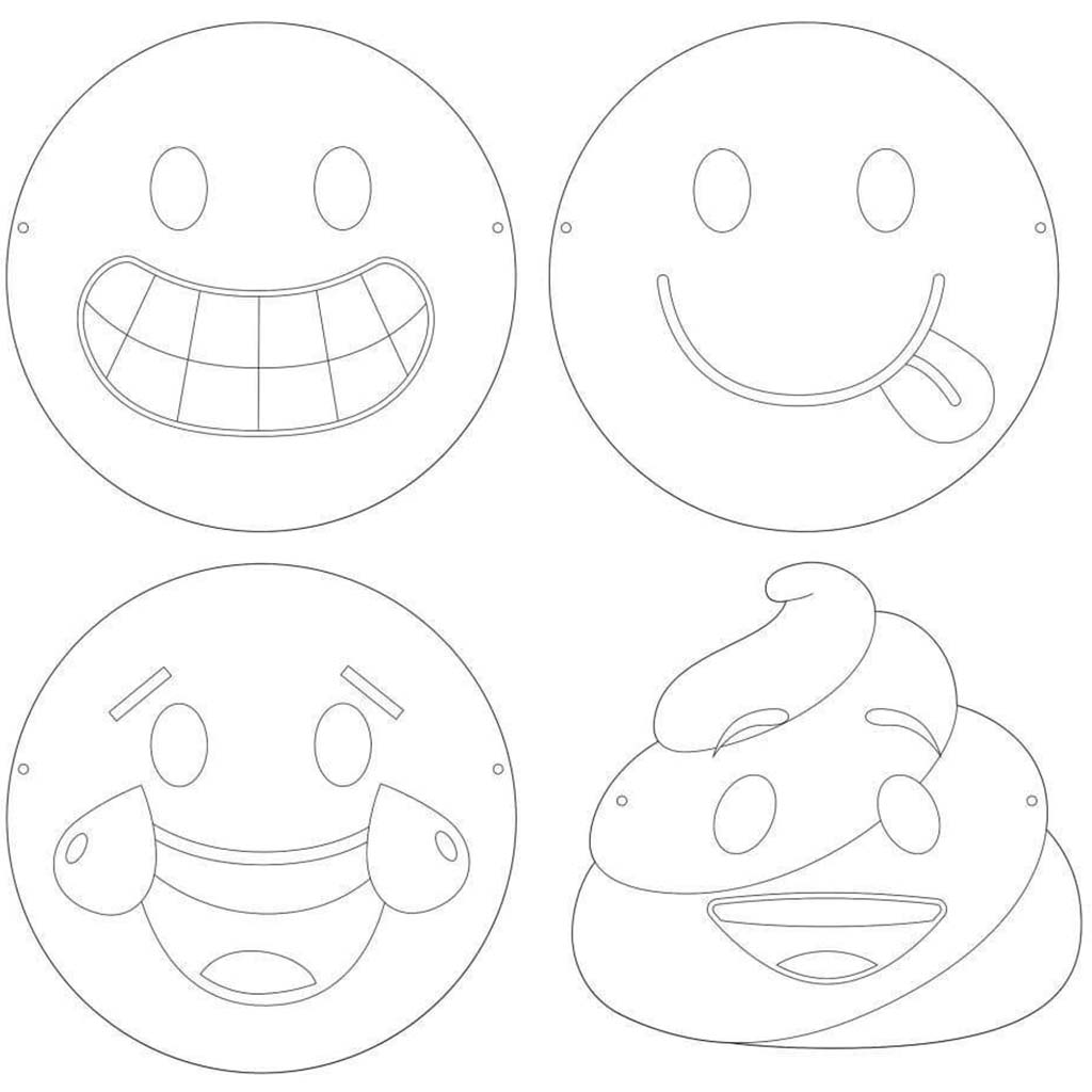 Show Your Emojions, Favor Masks 12ct 