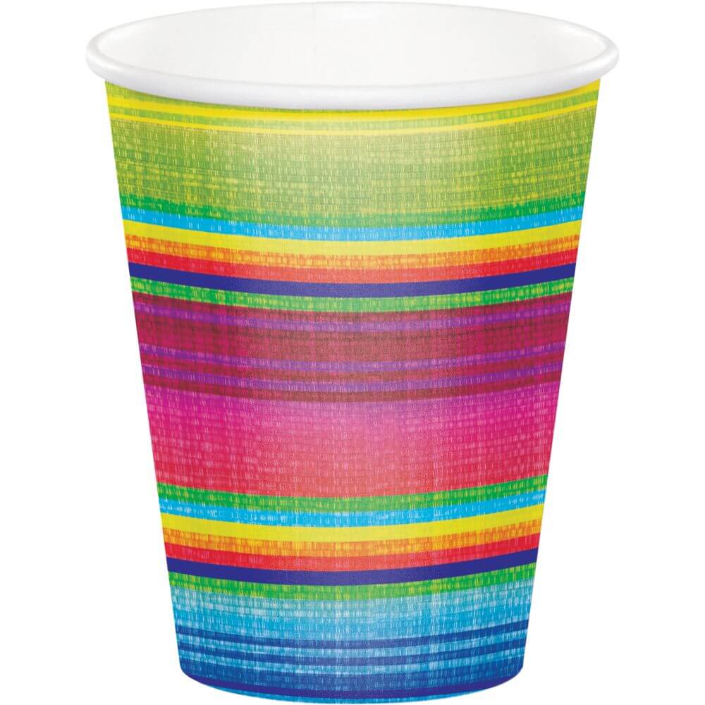 Serape, Paper Cups 9oz 8ct 