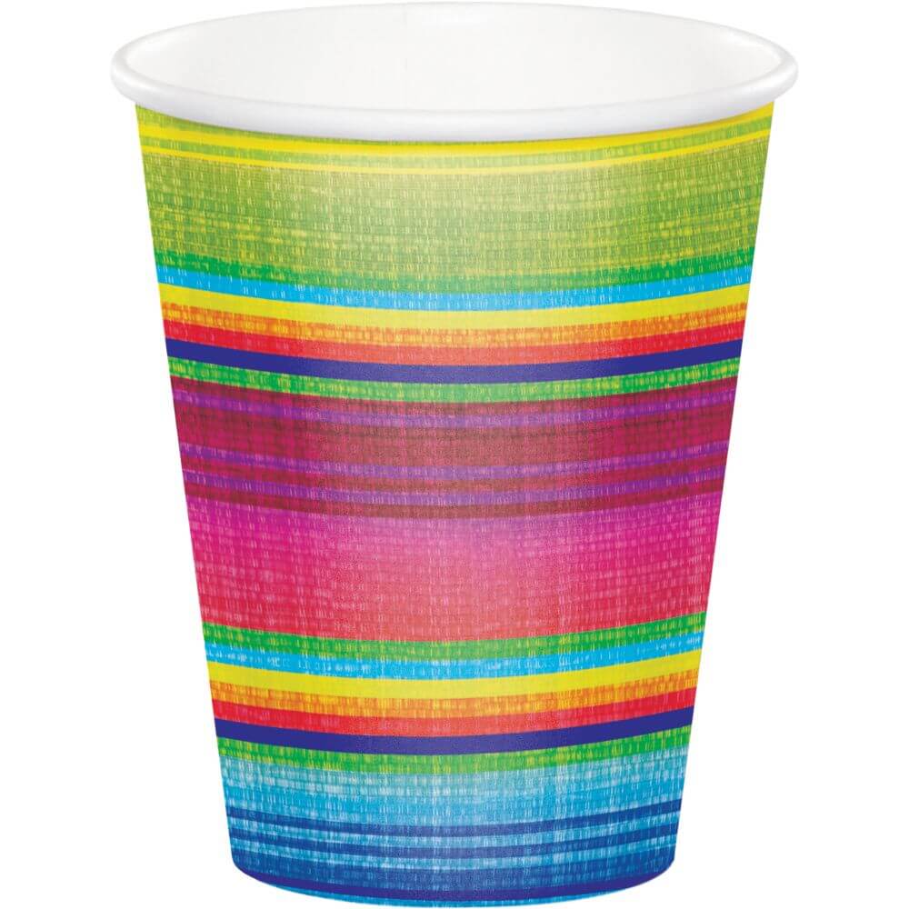 Serape, Paper Cups 9oz 8ct 