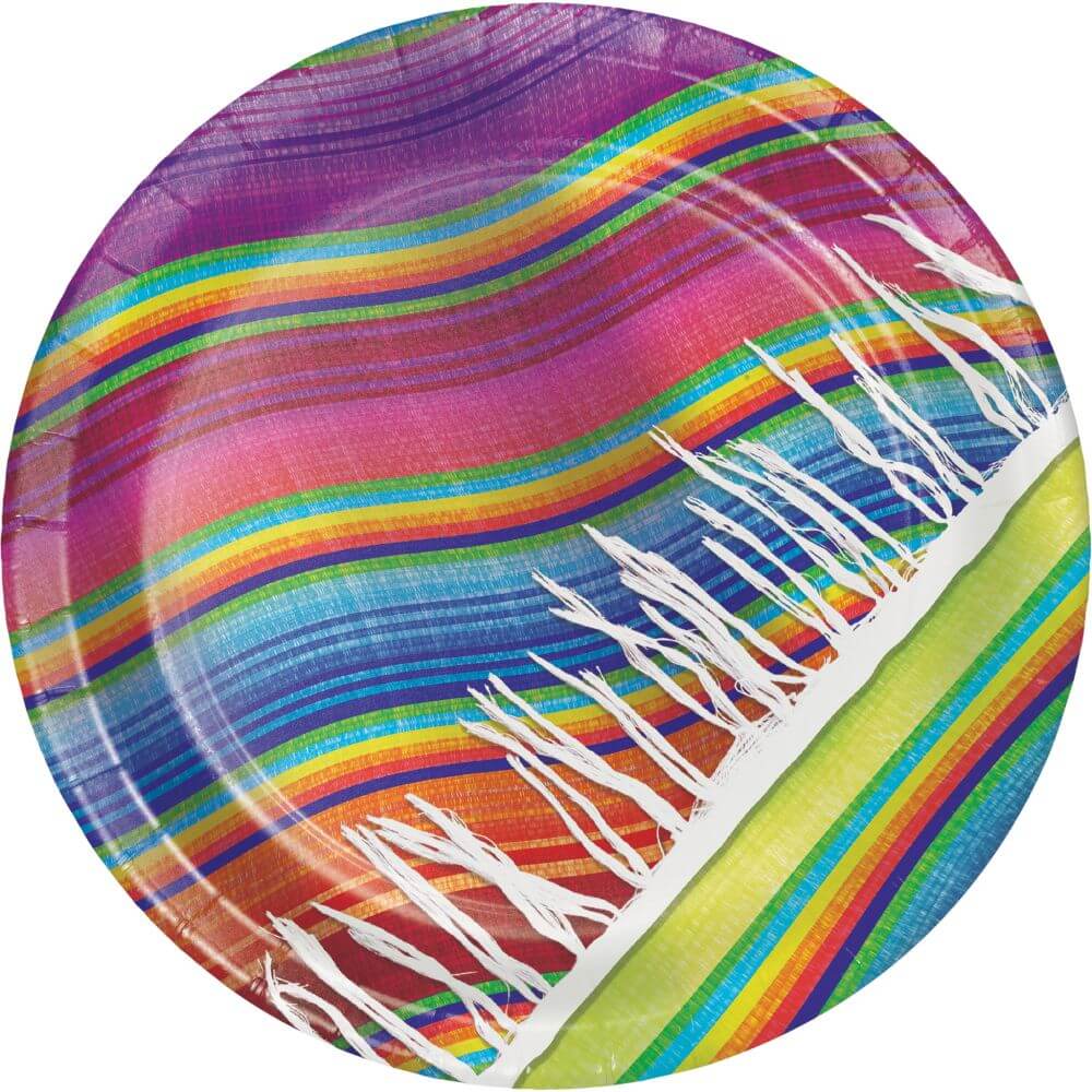 Serape, Paper Dinner Plates 9in 8ct 