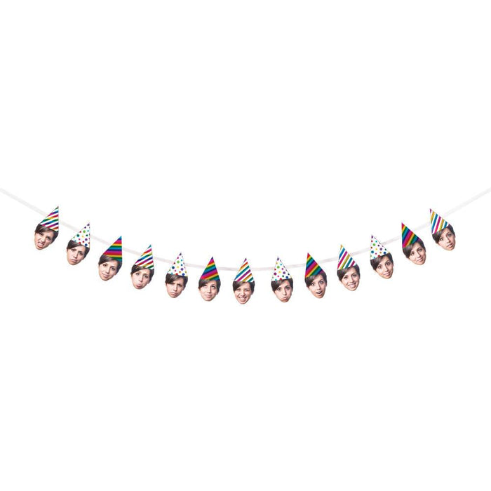 Rainbow Custom Hat, Foil Banner 
