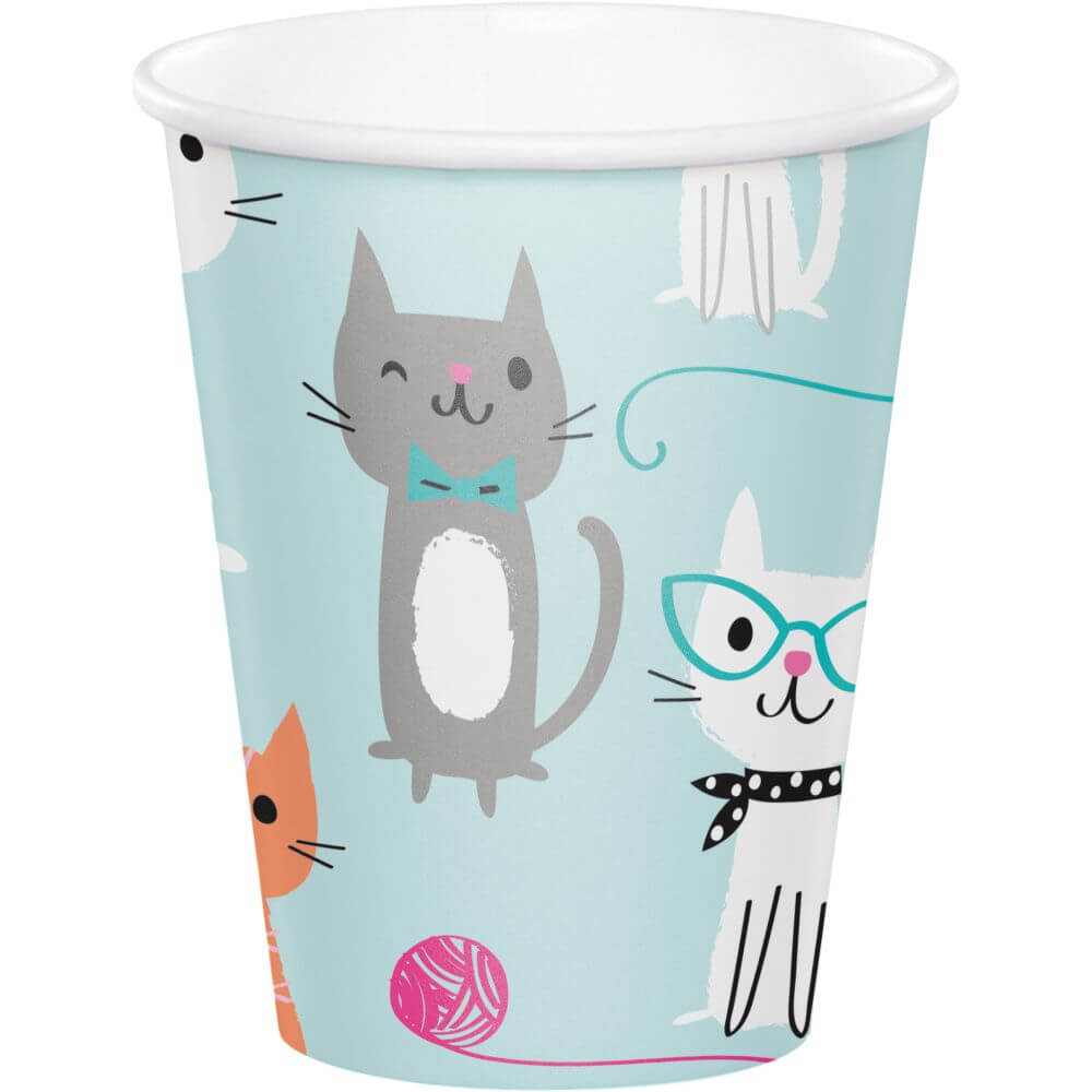 Purr-Fect Party, Hot/cold Cups 9oz 8ct 