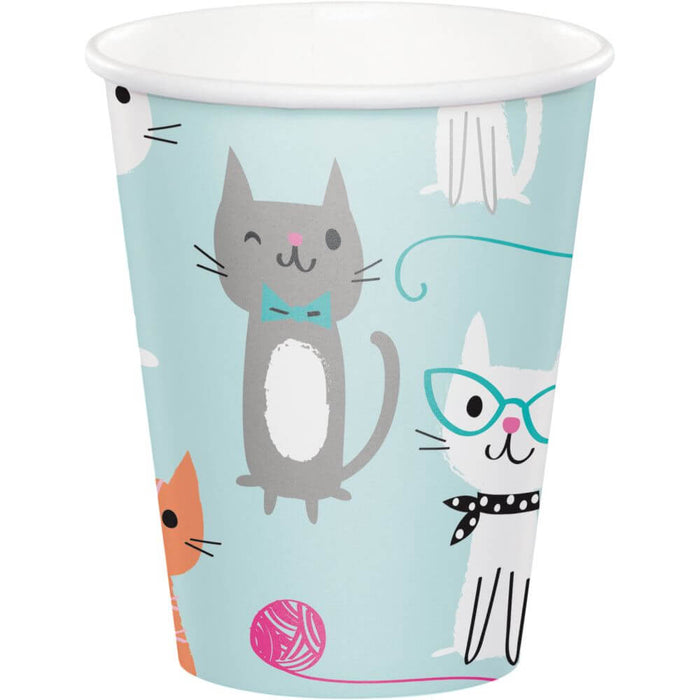 Purr-Fect Party, Hot/cold Cups 9oz 8ct 