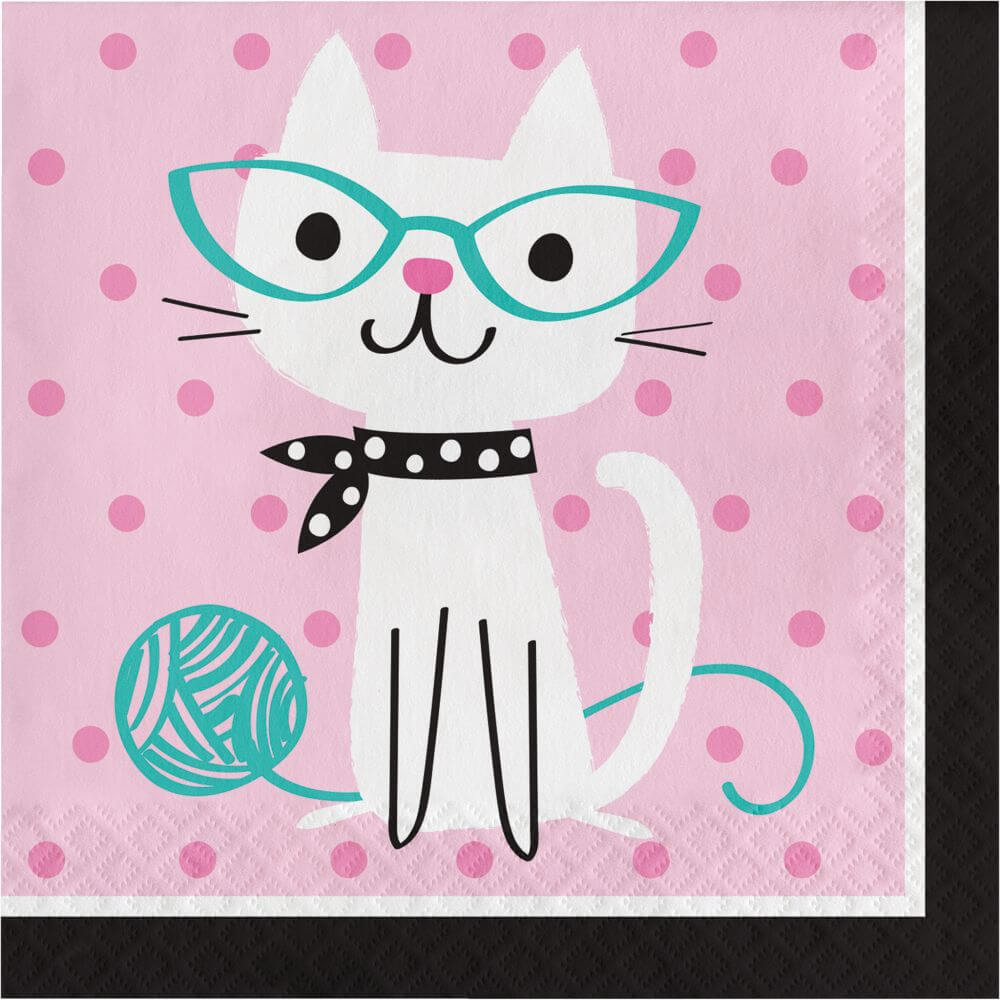 Purr-Fect Party, Lunch Napkin 16ct 