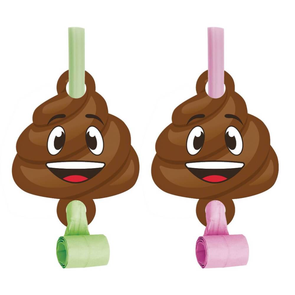 Emojions Poop Bow/Med 6/8Ct 