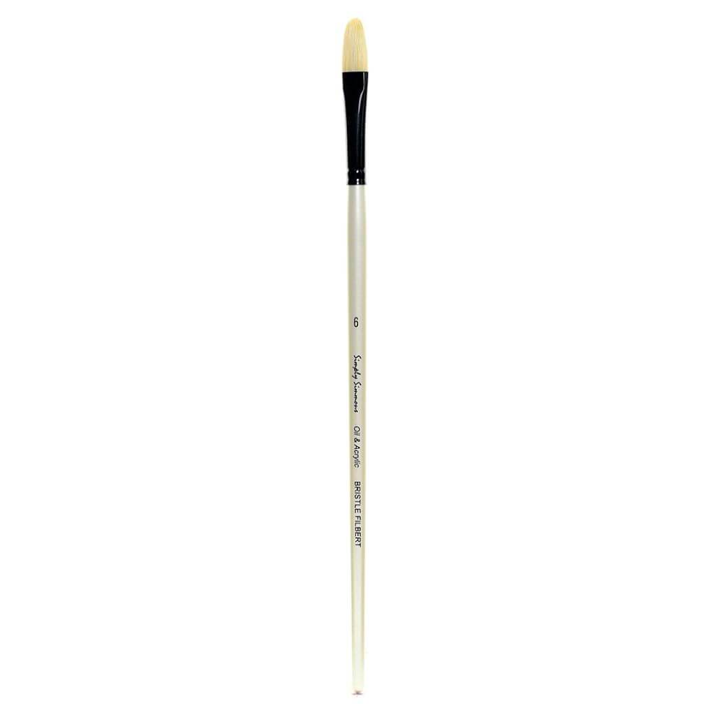 Simply Simmons Chungking Bristle Filbert Brushes