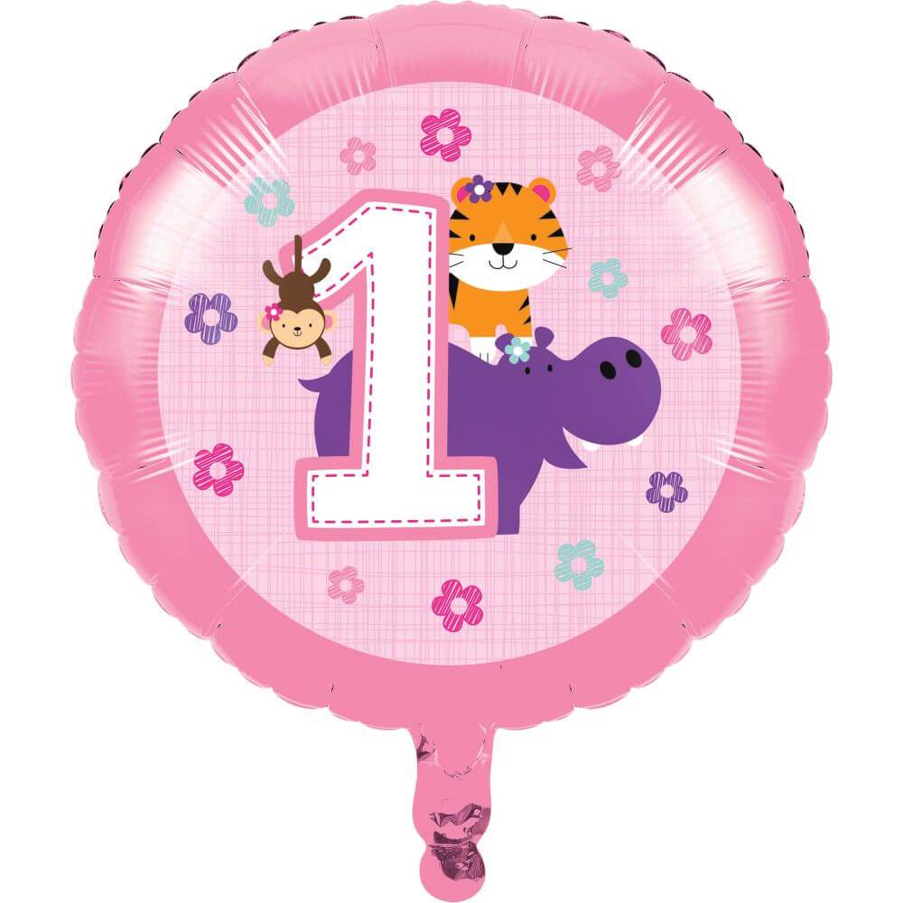 One Is Fun Girl, Foil Balloon 18In 