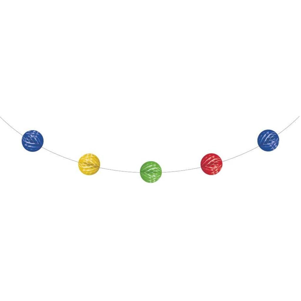 Mini Honeycomb Garland, Multicolor 