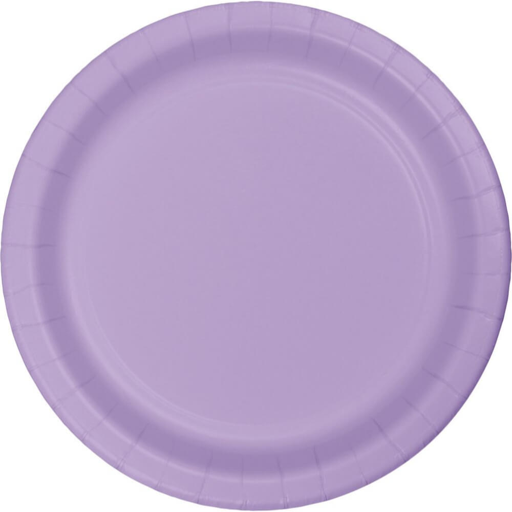 Dinner Plates 10in 24ct, Luscious Lavend 