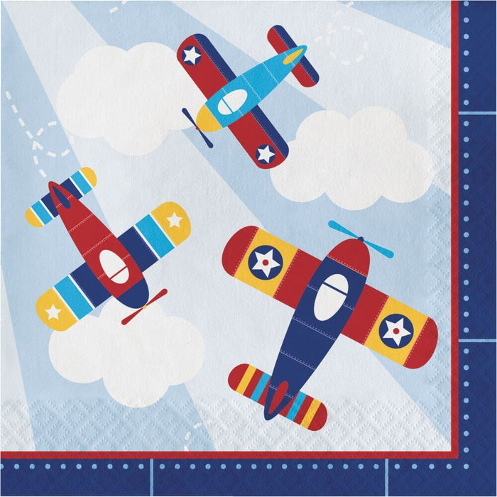 Lil' Flyer Airplane, Napkin Luncheon 