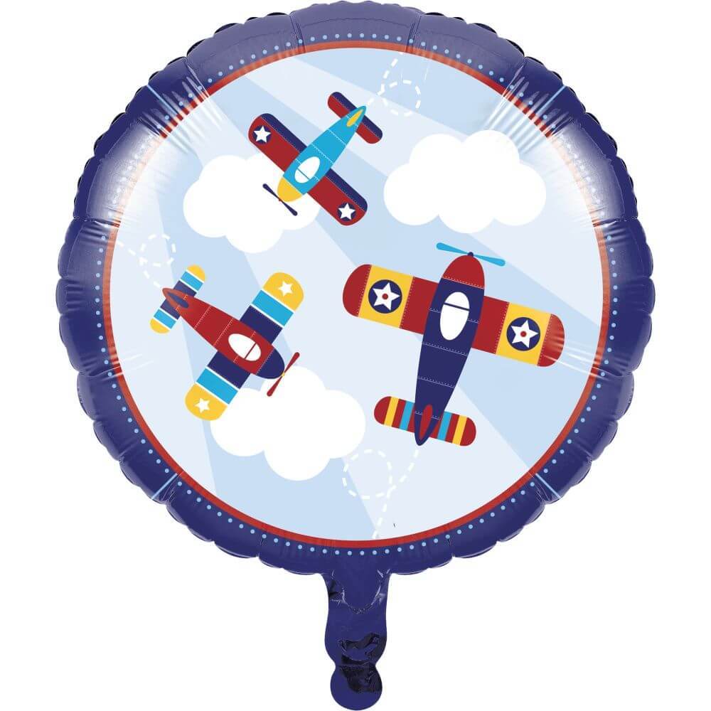 Lil' Flyer Airplane, Foil Balloon 18in 