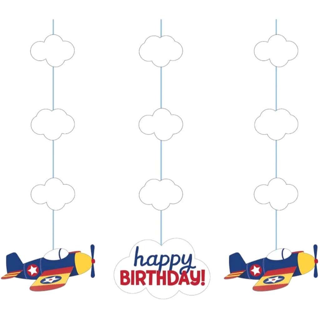 Lil' Flyer Airplane, Hanging Cutout 