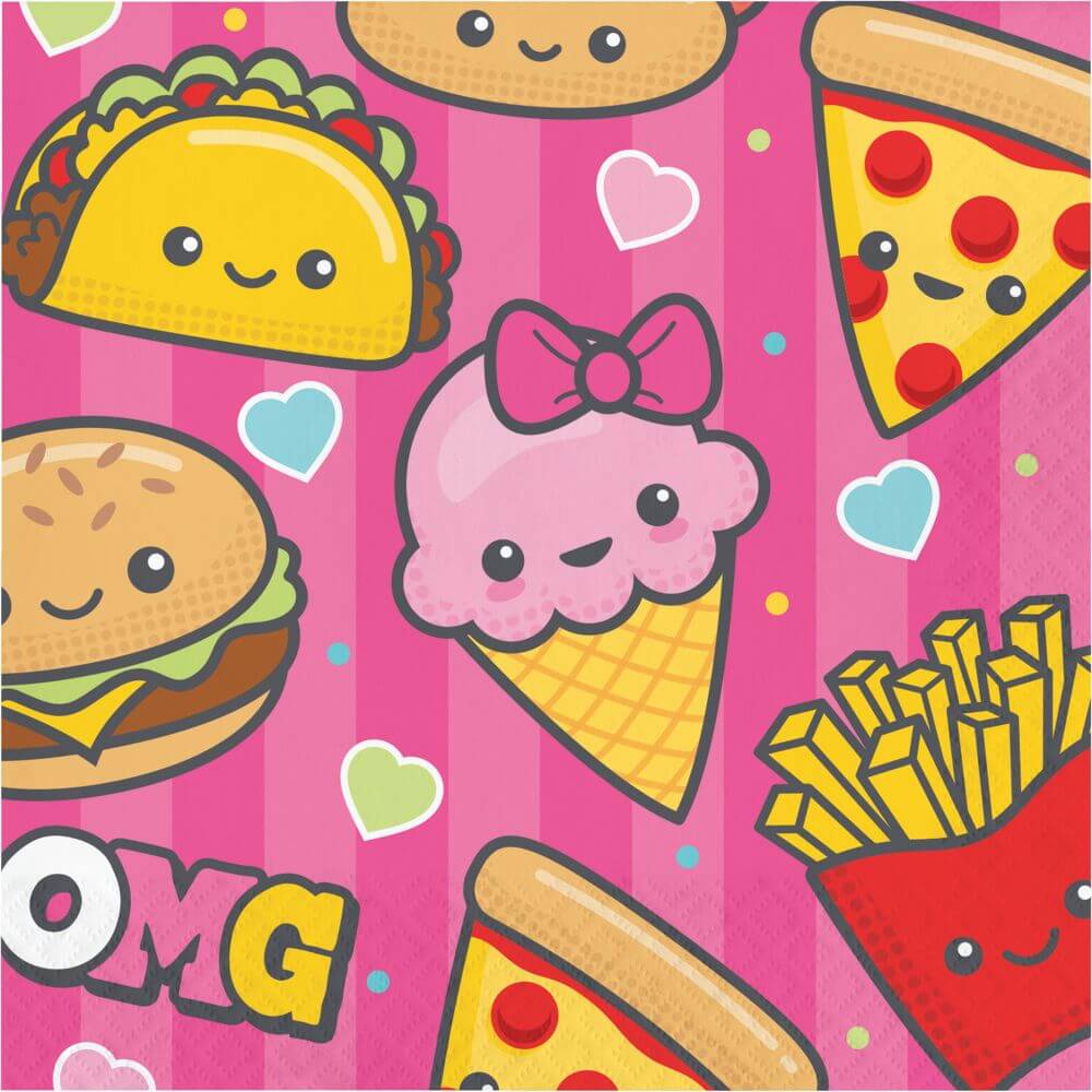 Junk Food Fun, Luncheon Napkin 2ply 16ct 