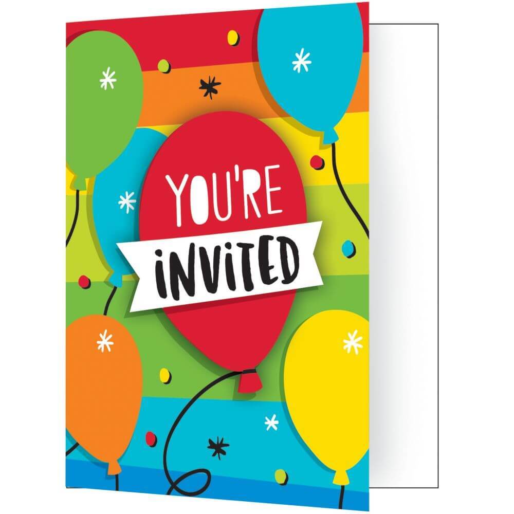 Hoppin&#39; Birthday Cake, Invitation 8ct 